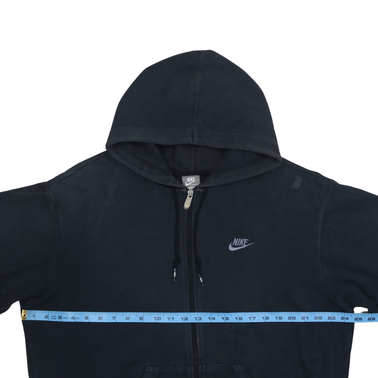 Mens UK Size L Nike Black Full Zip Hoodie