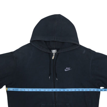 Mens UK Size L Nike Black Full Zip Hoodie