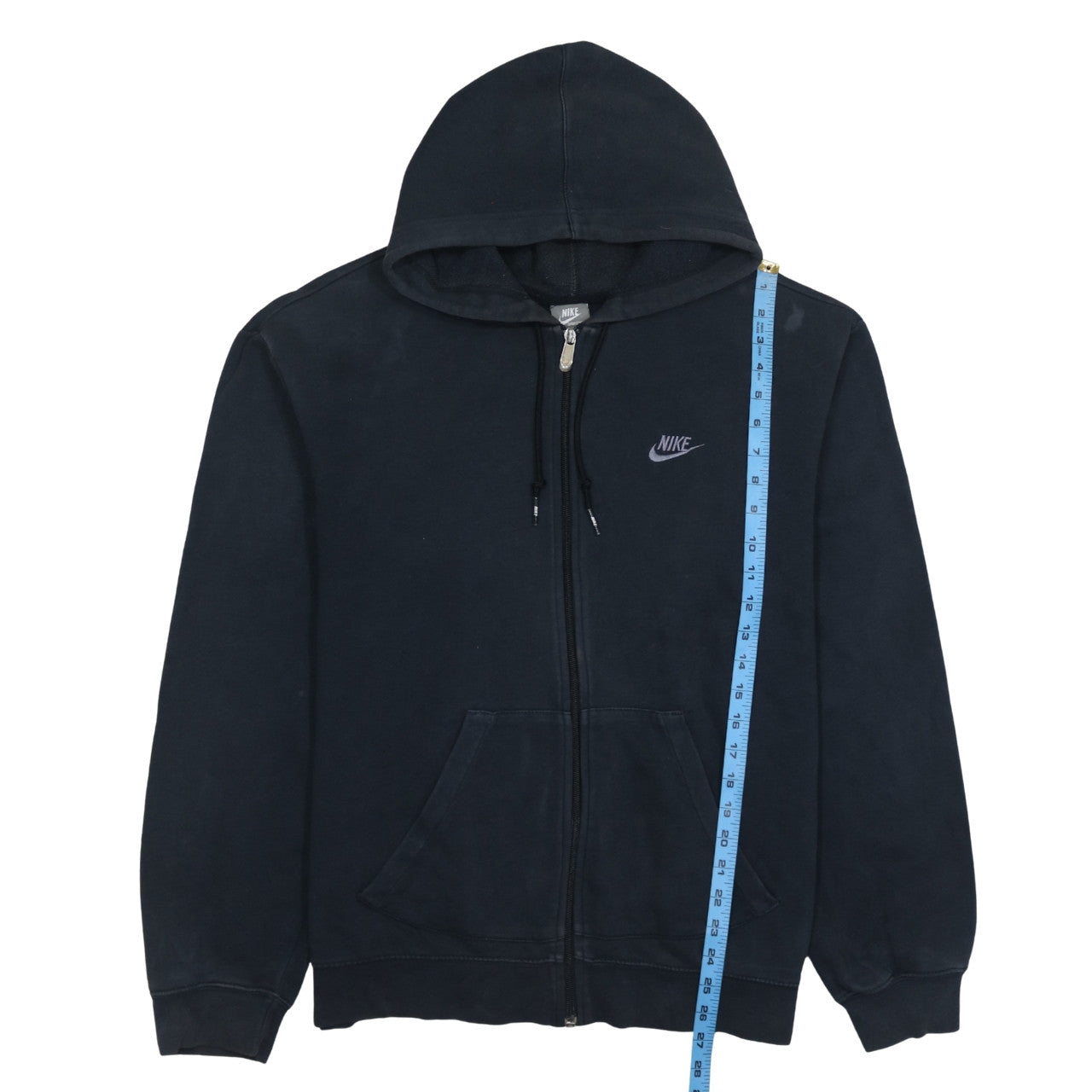 Mens UK Size L Nike Black Full Zip Hoodie