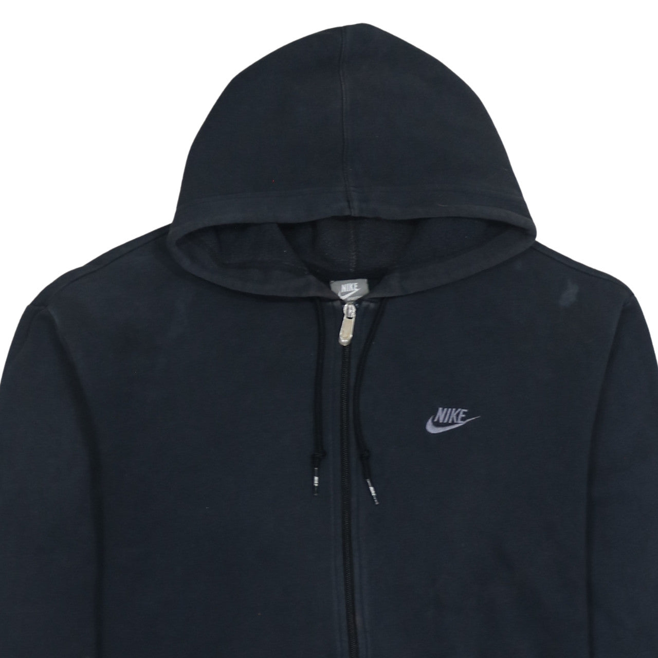 Mens UK Size L Nike Black Full Zip Hoodie