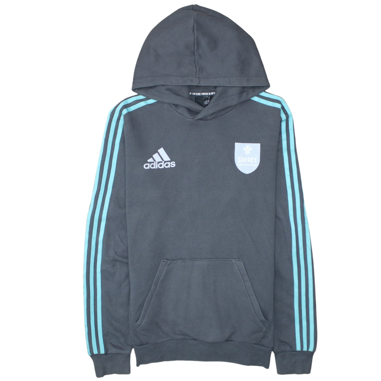 Mens UK Size S adidas Grey Pullover Hoodie