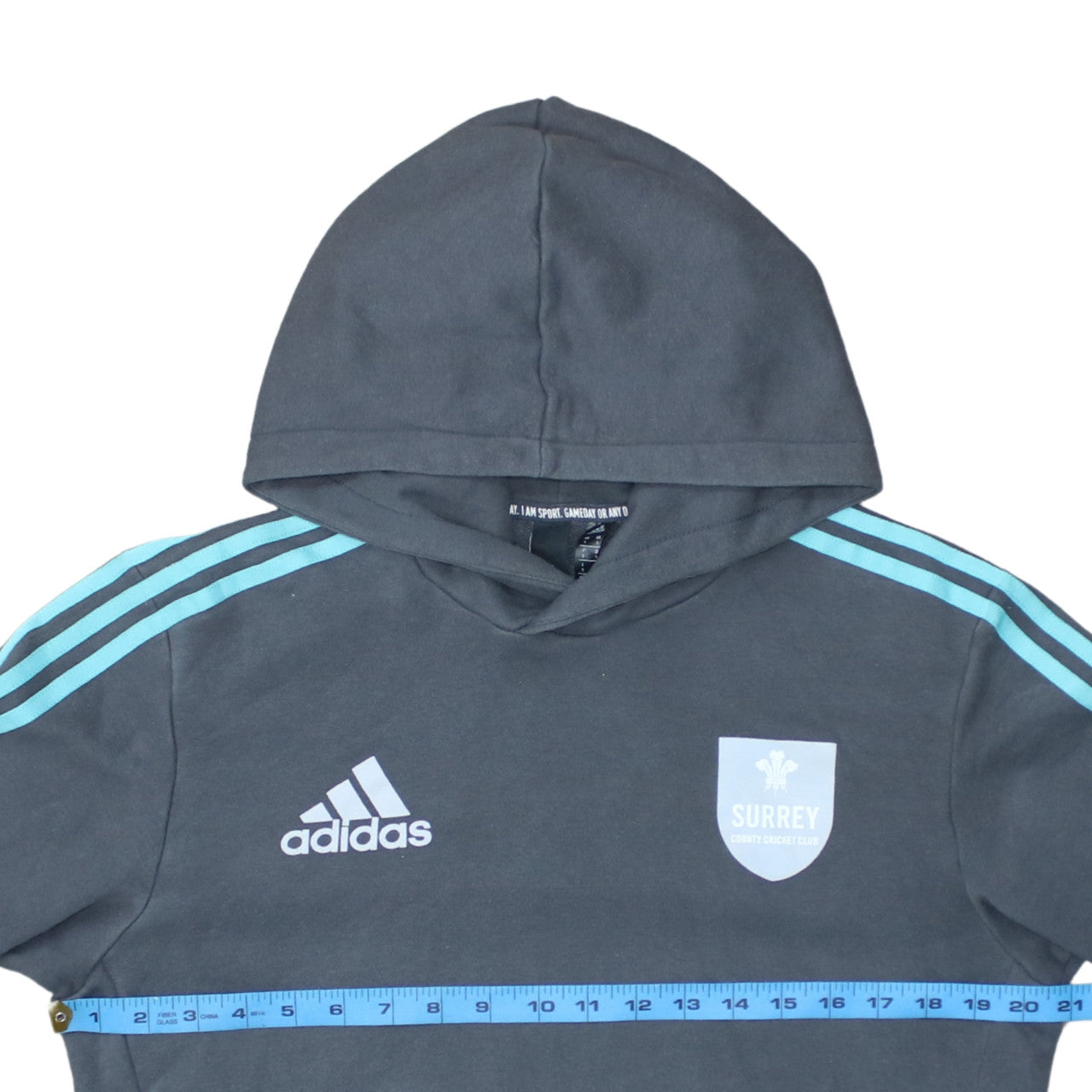 Mens UK Size S adidas Grey Pullover Hoodie