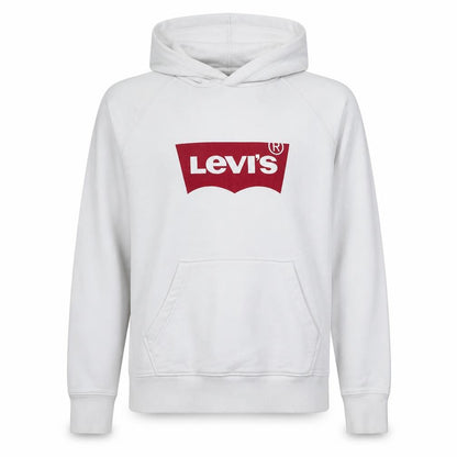 Mens UK Size M Levi's White Pullover Hoodie