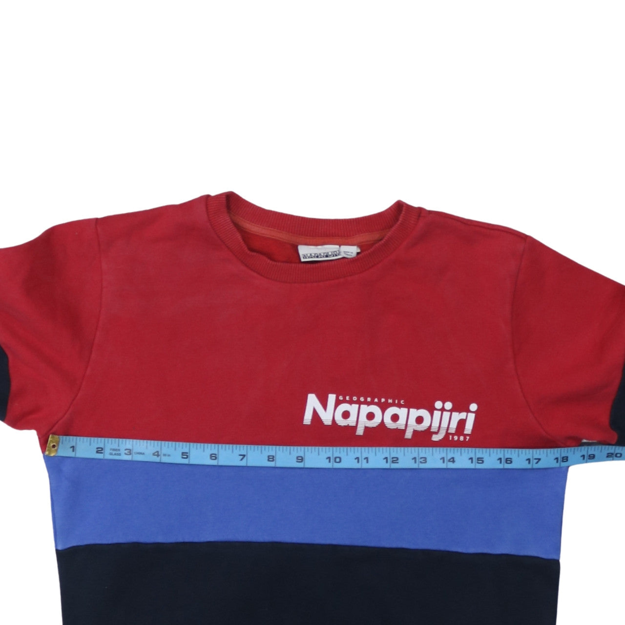 Teens UK Size 164 Napapijri Multicoloured Pullover Sweatshirt