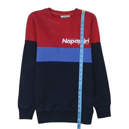 Teens UK Size 164 Napapijri Multicoloured Pullover Sweatshirt