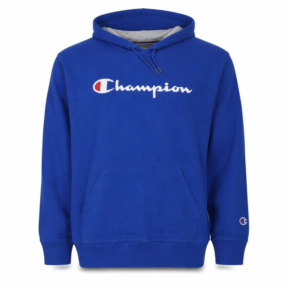 Mens UK Size XL Champion Blue Pullover Hoodie