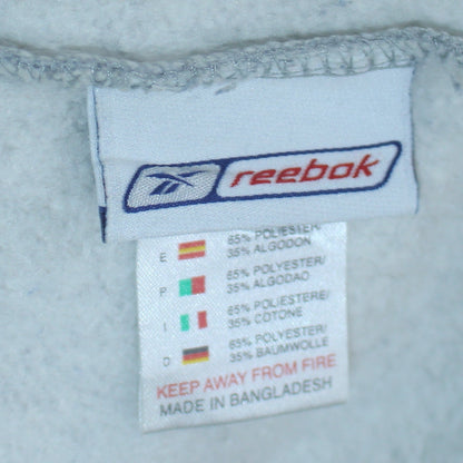 Mens UK Size L Reebok Grey Pullover Hoodie