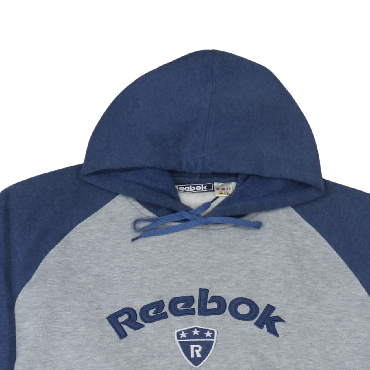 Mens UK Size L Reebok Grey Pullover Hoodie
