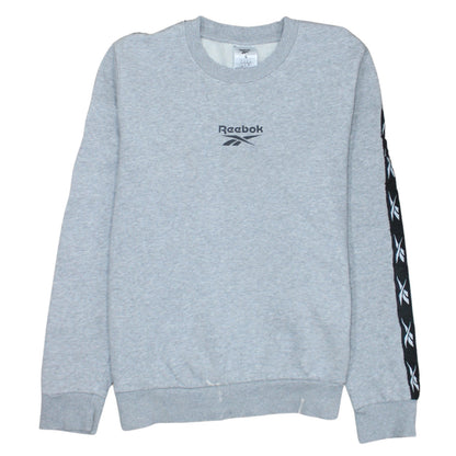 Womens UK Size S Reebok Grey Pullover Sweatshirt