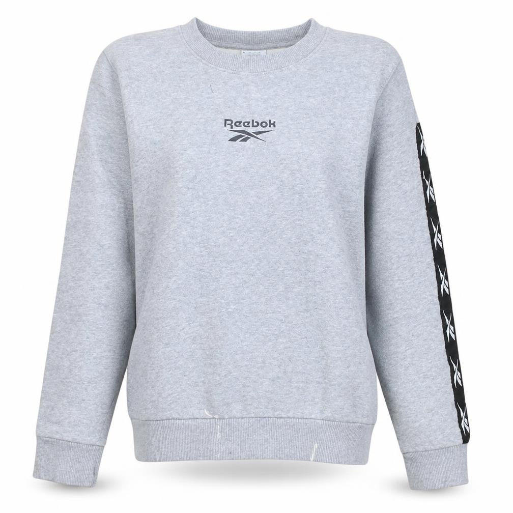Womens UK Size S Reebok Grey Pullover Sweatshirt