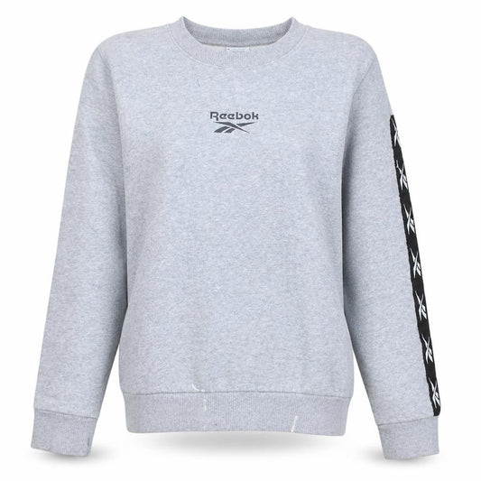 Womens UK Size S Reebok Grey Pullover Sweatshirt