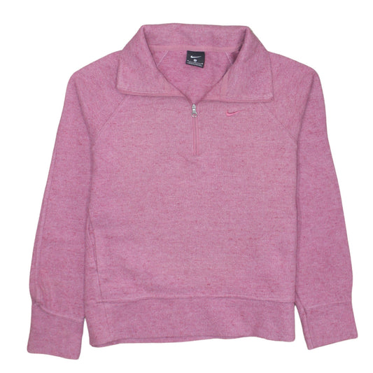 Womens UK Size 10 Nike Pink Pullover Sweatshirt