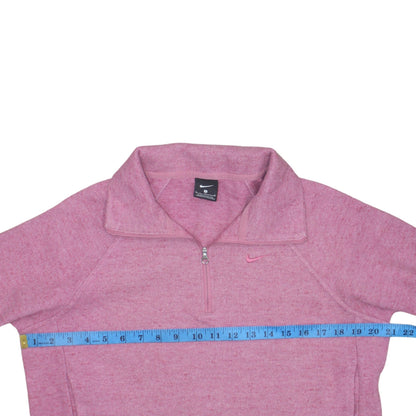 Womens UK Size 10 Nike Pink Pullover Sweatshirt