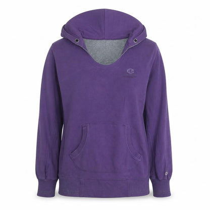 Womens UK Size S Champion Purple Pullover Hoodie