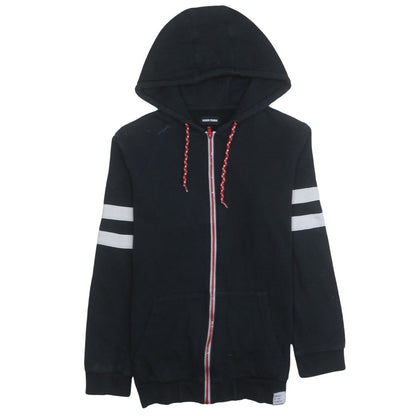 Mens UK Size M Your Turn Black Full Zip Hoodie