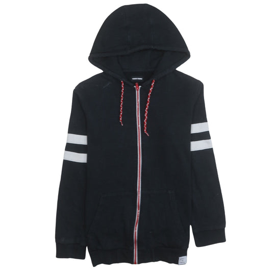 Mens UK Size M Your Turn Black Full Zip Hoodie