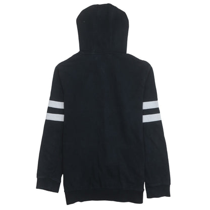 Mens UK Size M Your Turn Black Full Zip Hoodie
