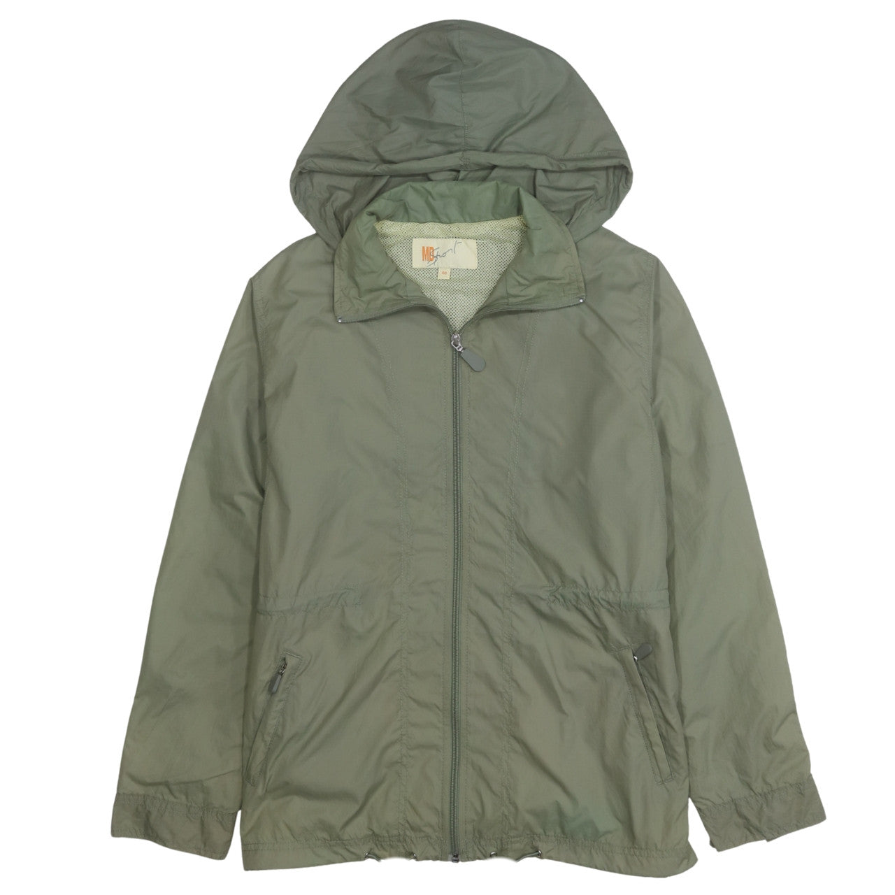 Womens UK Size 12 MD Sport Green Windbreaker Coat