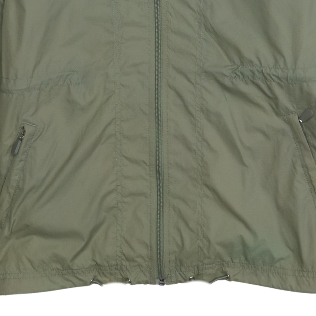 Womens UK Size 12 MD Sport Green Windbreaker Coat