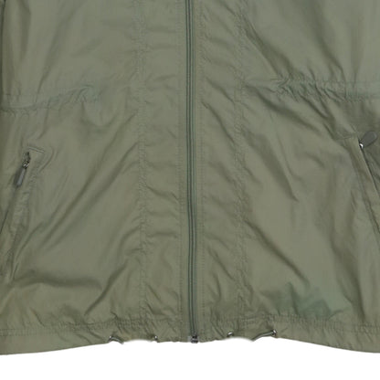 Womens UK Size 12 MD Sport Green Windbreaker Coat