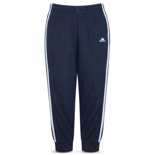 Adidas Women Black XL Track Pants with Side Stripes