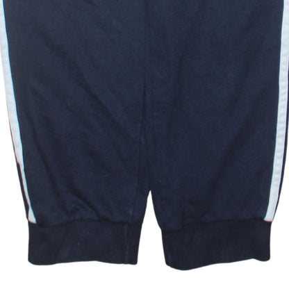 Adidas Women Black XL Track Pants with Side Stripes