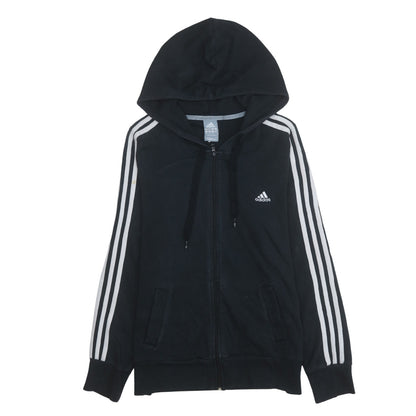 Womens UK Size 20 adidas Black Full Zip Hoodie
