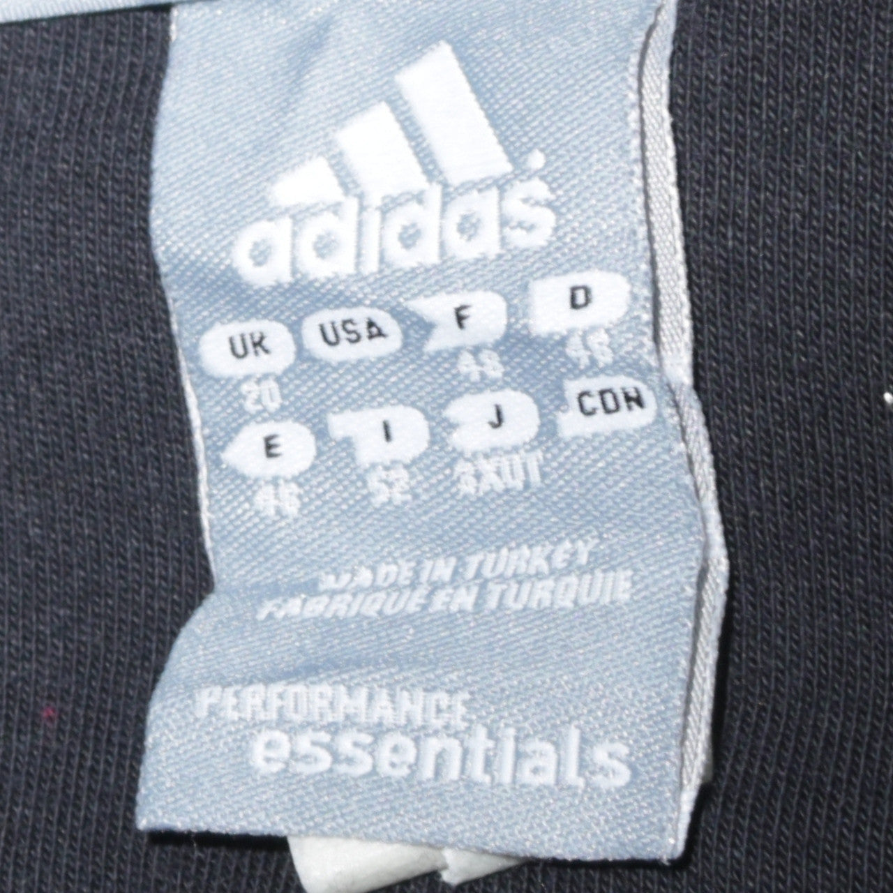 Womens UK Size 20 adidas Black Full Zip Hoodie