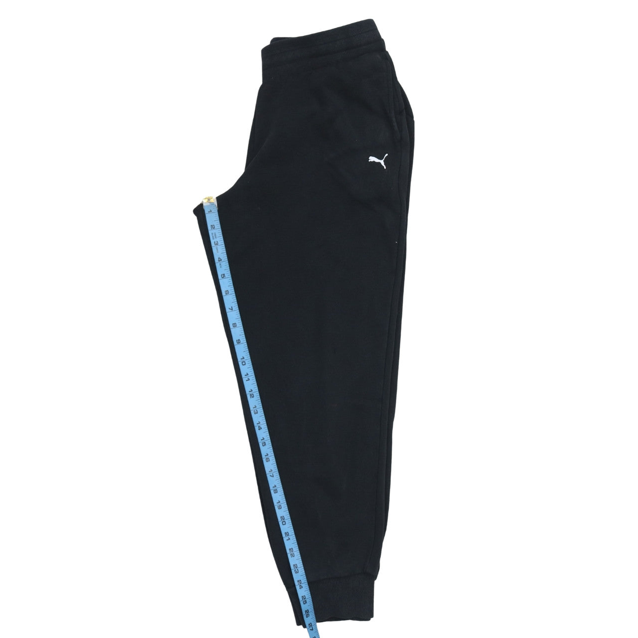 Mens UK Size M PUMA Regular Fit Jogger Black Trousers