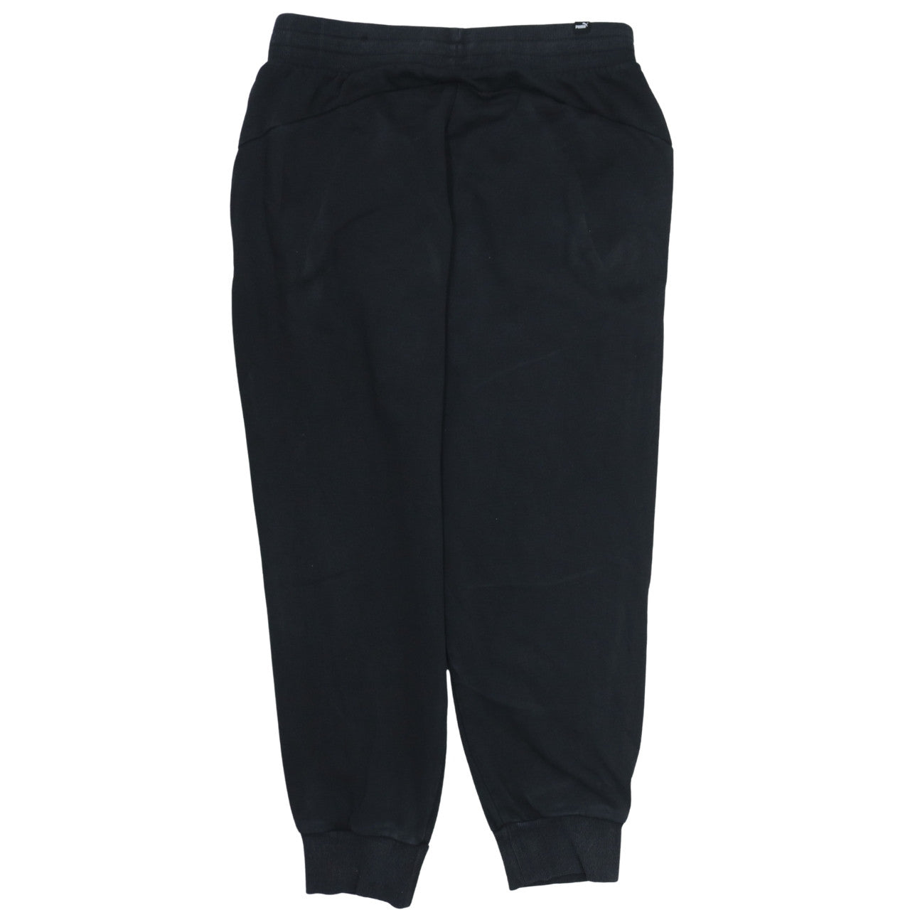 Mens UK Size M PUMA Regular Fit Jogger Black Trousers