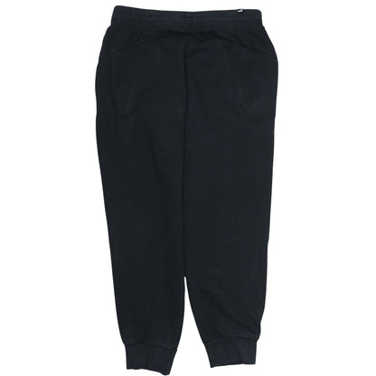Mens UK Size M PUMA Regular Fit Jogger Black Trousers