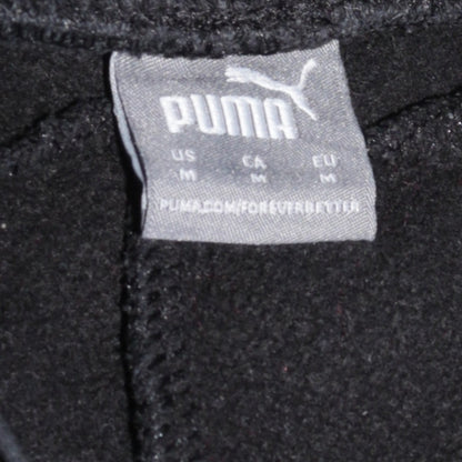 Mens UK Size M PUMA Regular Fit Jogger Black Trousers