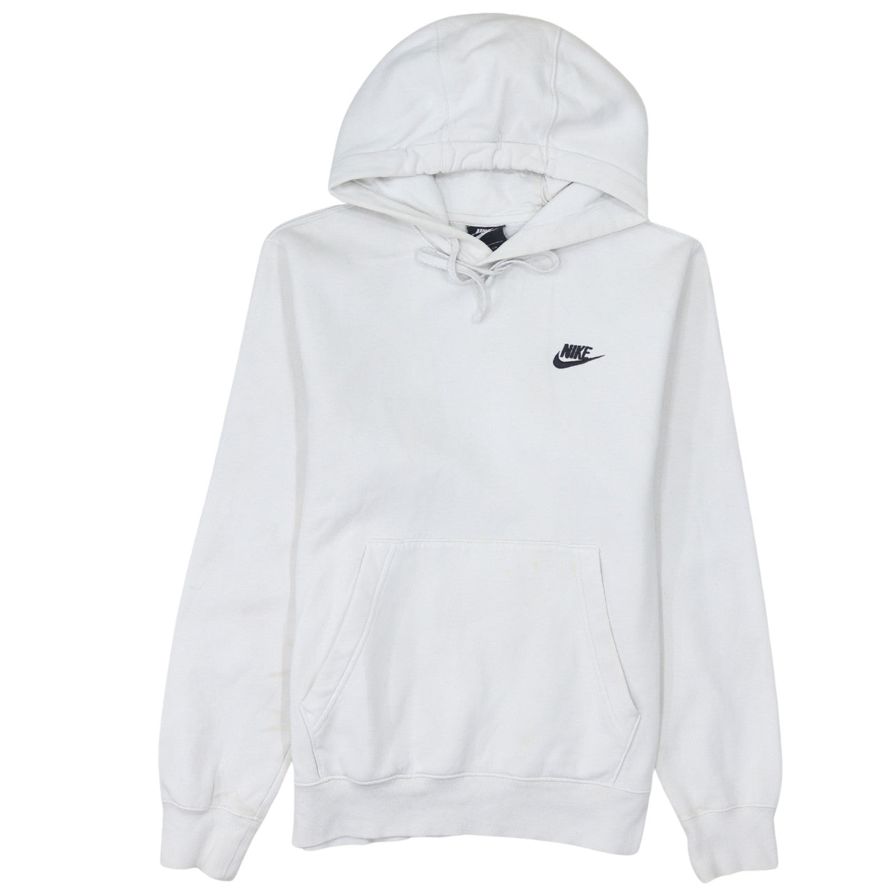 Mens UK Size XS Nike White Pullover Hoodie