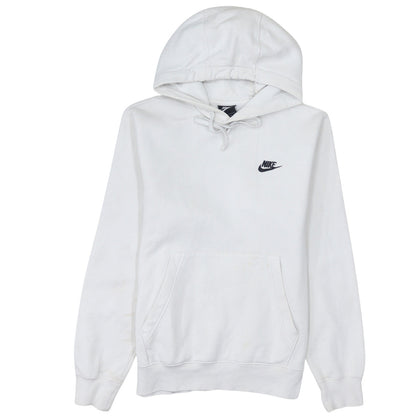 Mens UK Size XS Nike White Pullover Hoodie
