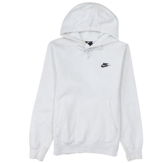 Mens UK Size XS Nike White Pullover Hoodie
