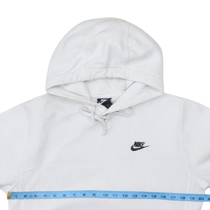 Mens UK Size XS Nike White Pullover Hoodie