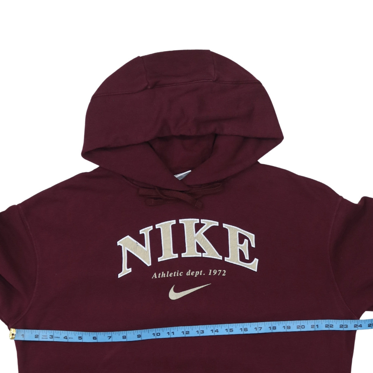 Mens UK Size XS Nike Red Pullover Hoodie