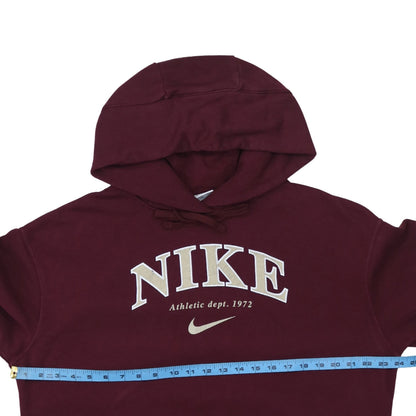 Mens UK Size XS Nike Red Pullover Hoodie