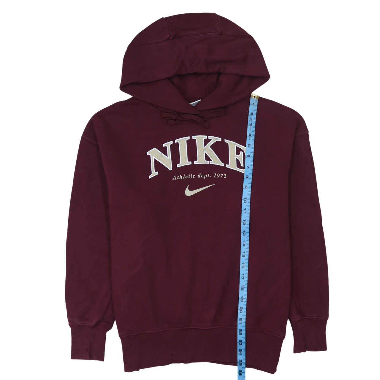 Mens UK Size XS Nike Red Pullover Hoodie