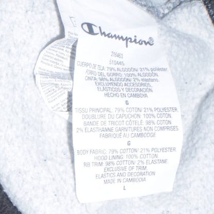 Mens UK Size L Champion Multicoloured Pullover Hoodie