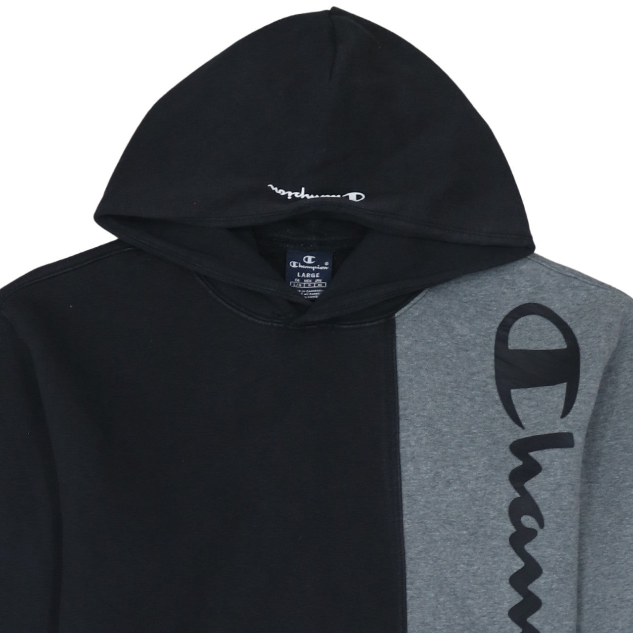 Mens UK Size L Champion Multicoloured Pullover Hoodie