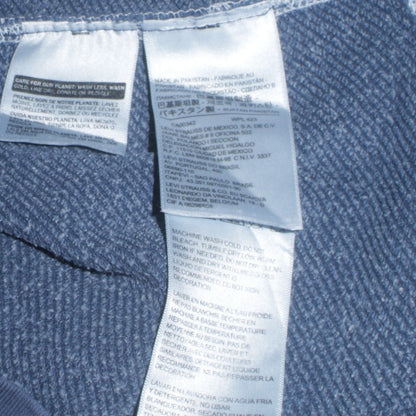 Mens UK Size M Levi's Blue Pullover Hoodie