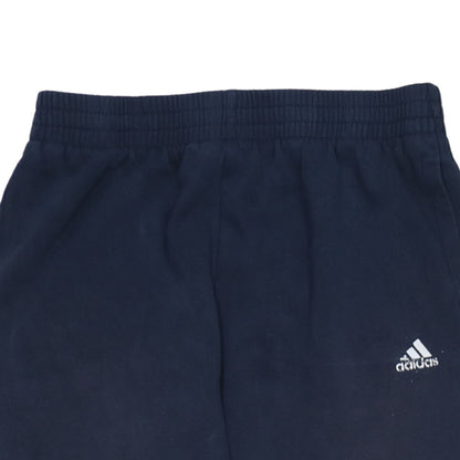 Adidas Boys Blue Jogger Trousers 13-14 Years Colourblock Fleece Activewear