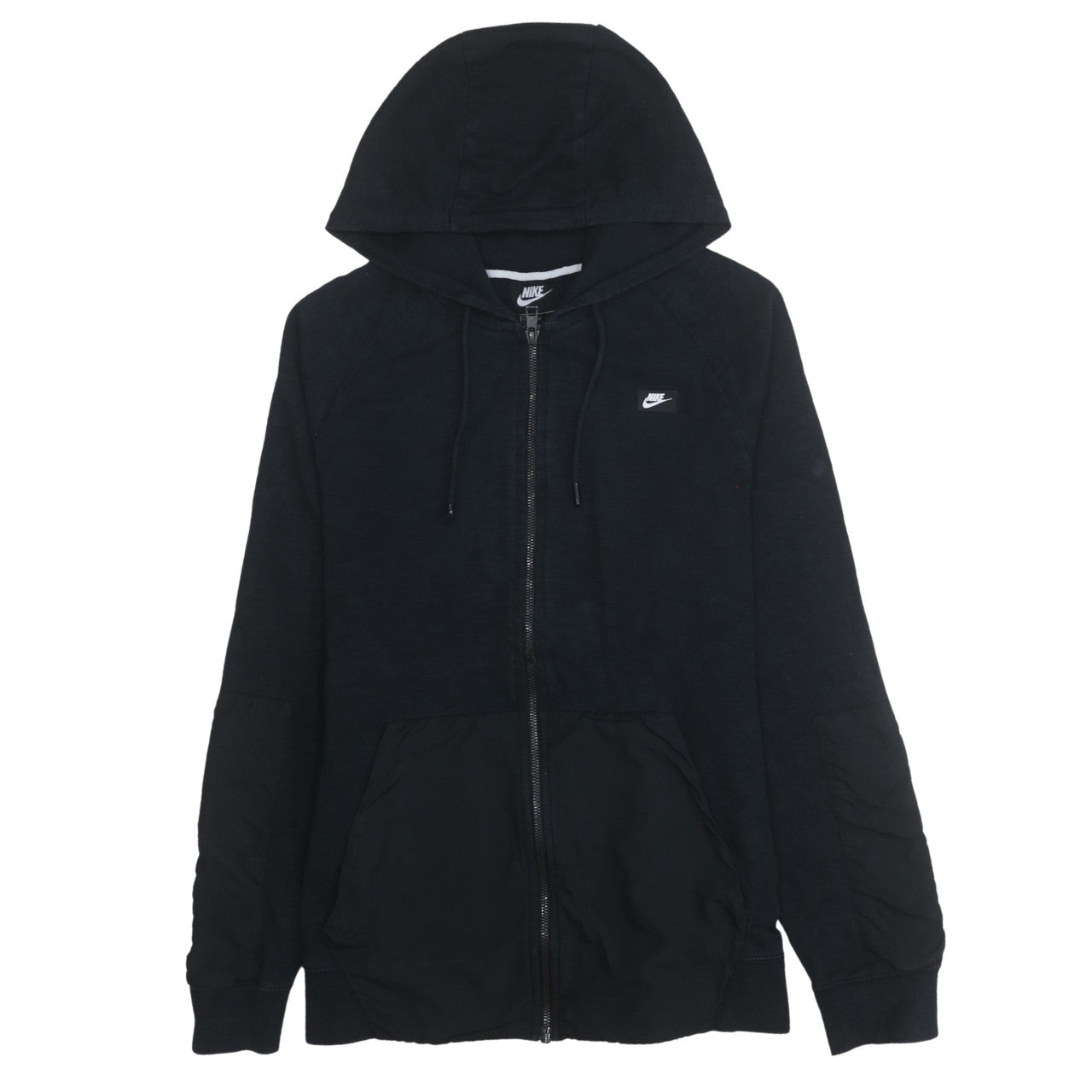 Mens UK Size M Nike Black Full Zip Hoodie