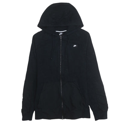 Mens UK Size M Nike Black Full Zip Hoodie