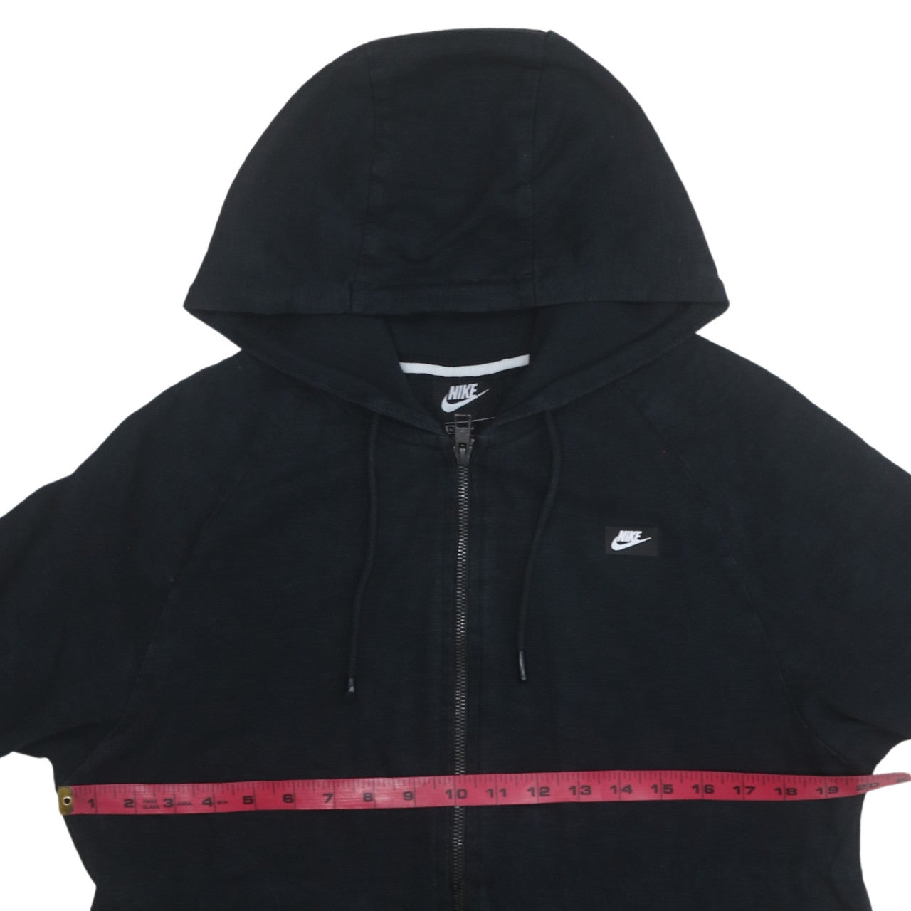 Mens UK Size M Nike Black Full Zip Hoodie