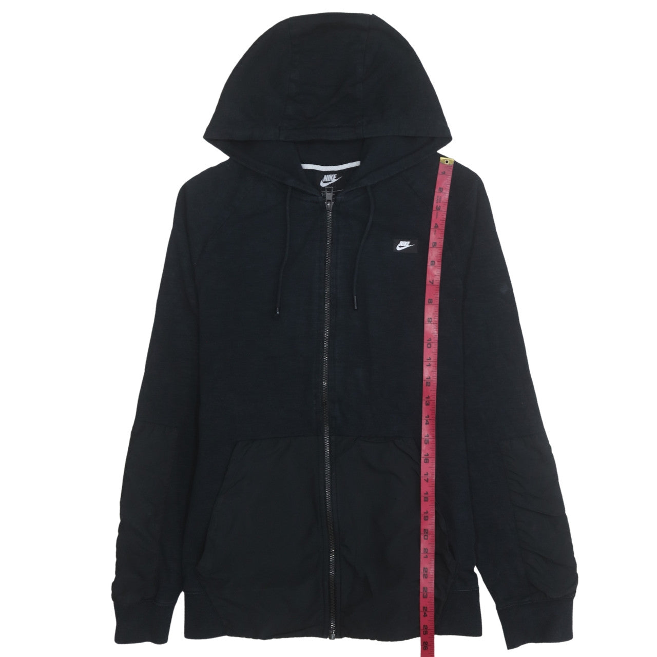Mens UK Size M Nike Black Full Zip Hoodie