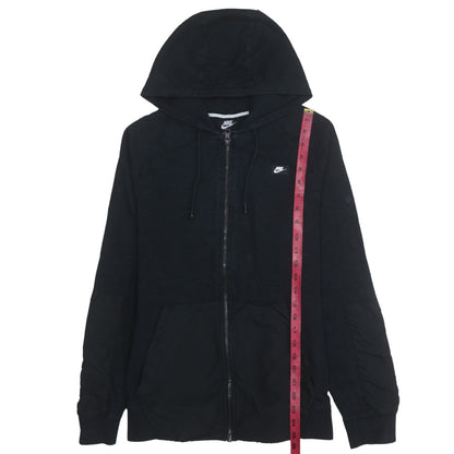 Mens UK Size M Nike Black Full Zip Hoodie