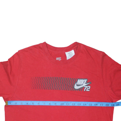 Mens UK Size L Nike Red  T-Shirt