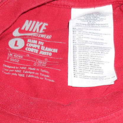 Mens UK Size L Nike Red  T-Shirt